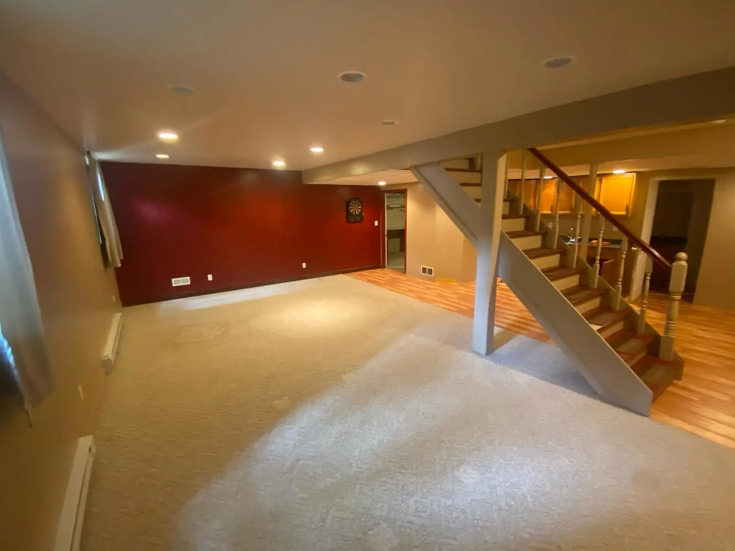 Lower level before