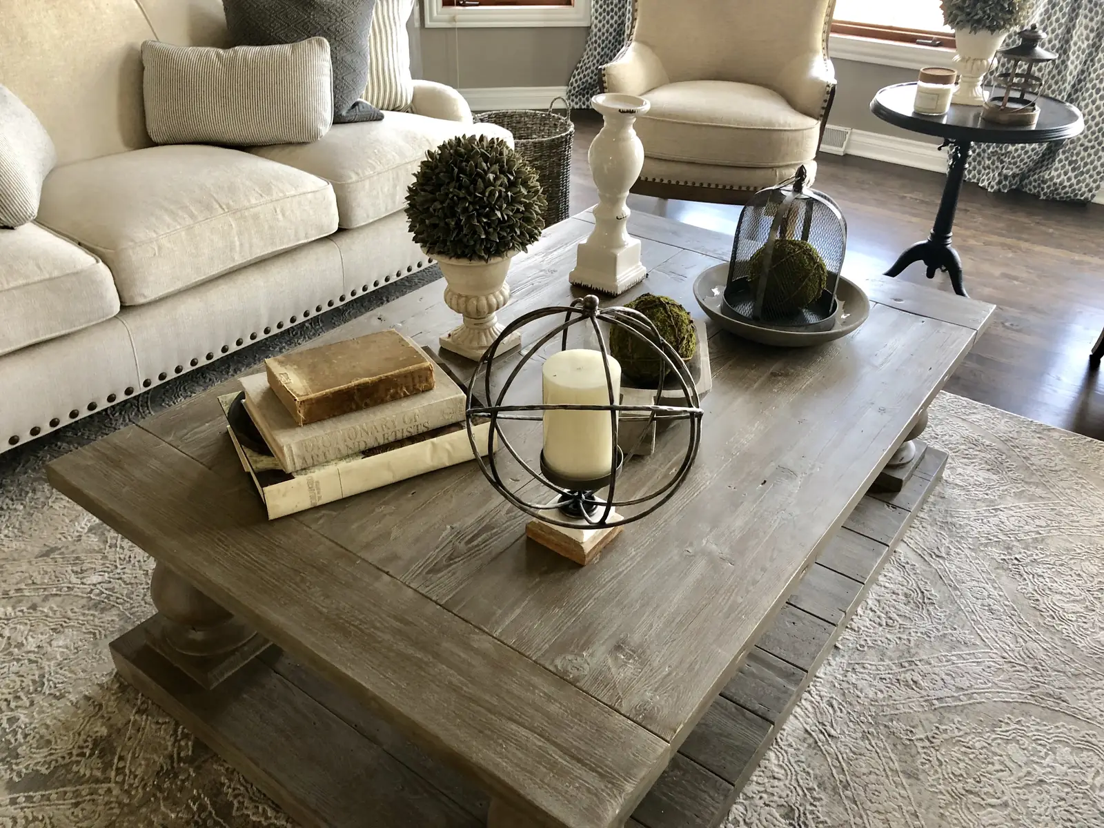 Coffee table vignette — Ridgefield Remodel